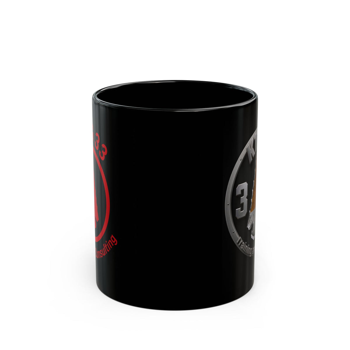 King 33 Training & Consulting Black Mug 11/15oz