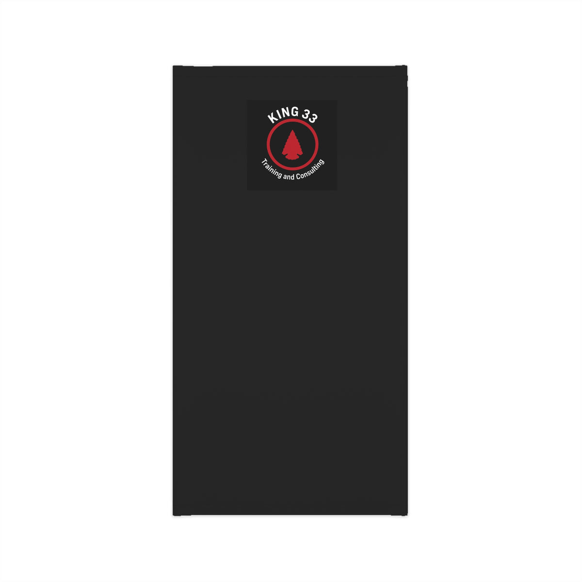 King 33 Arrowhead Neck Gaiter – Lightweight Red Arrowhead Face Scarf