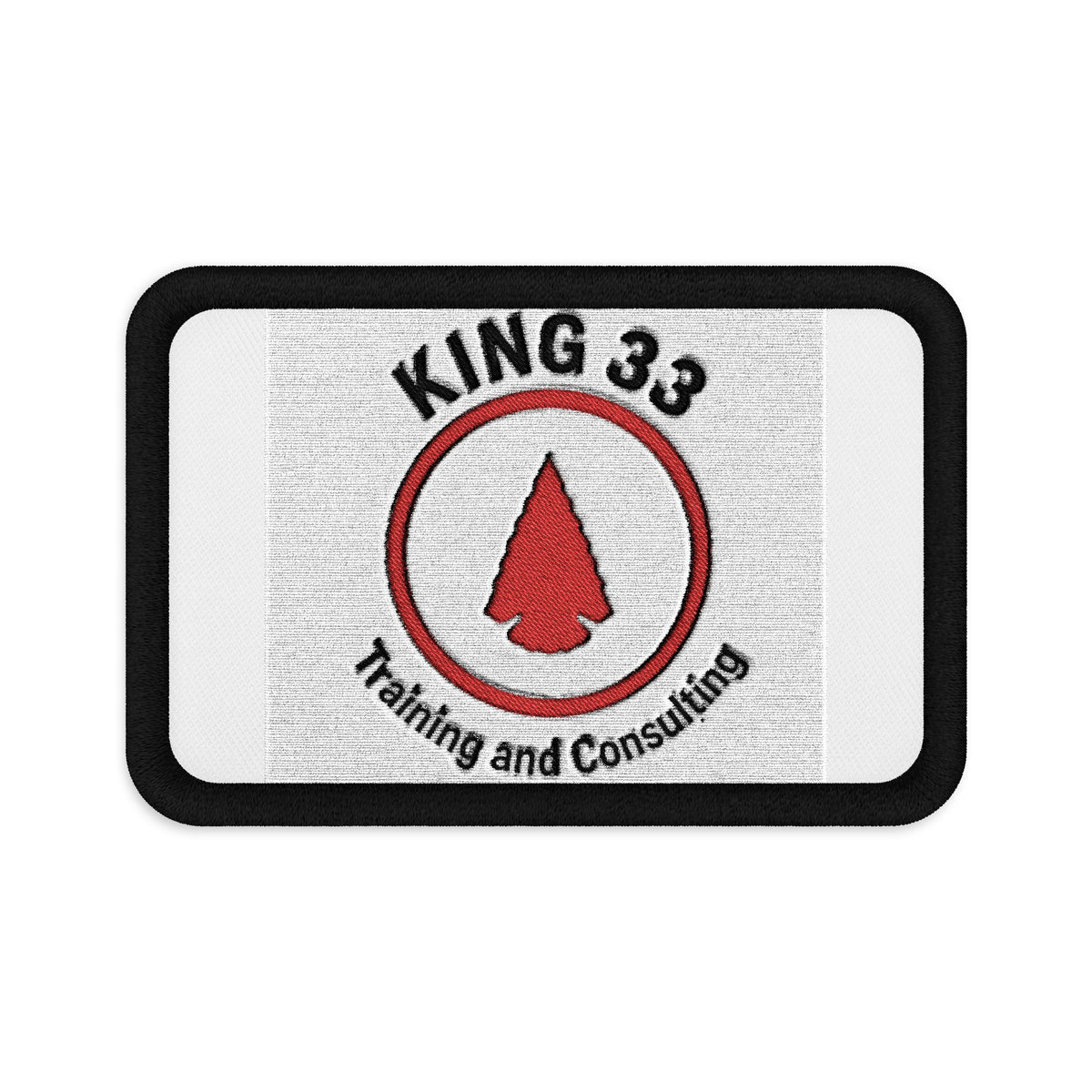 Tactical Patch — "KING 33" Training & Consulting Embroidered Morale Patch