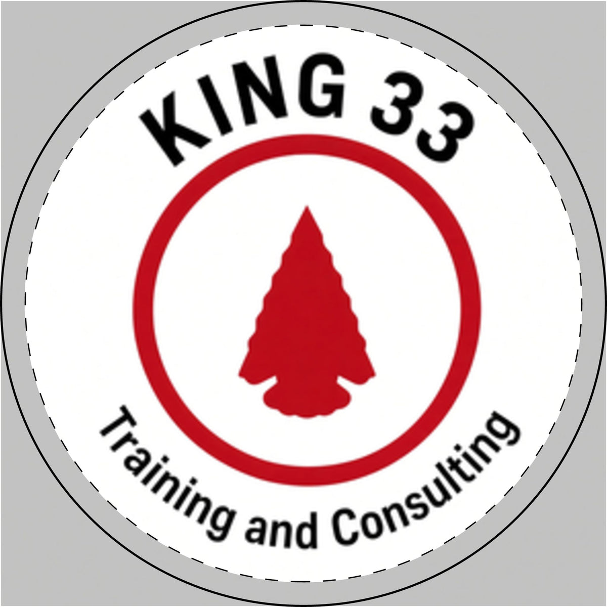 King 33 Training and Consulting Golfball Marker