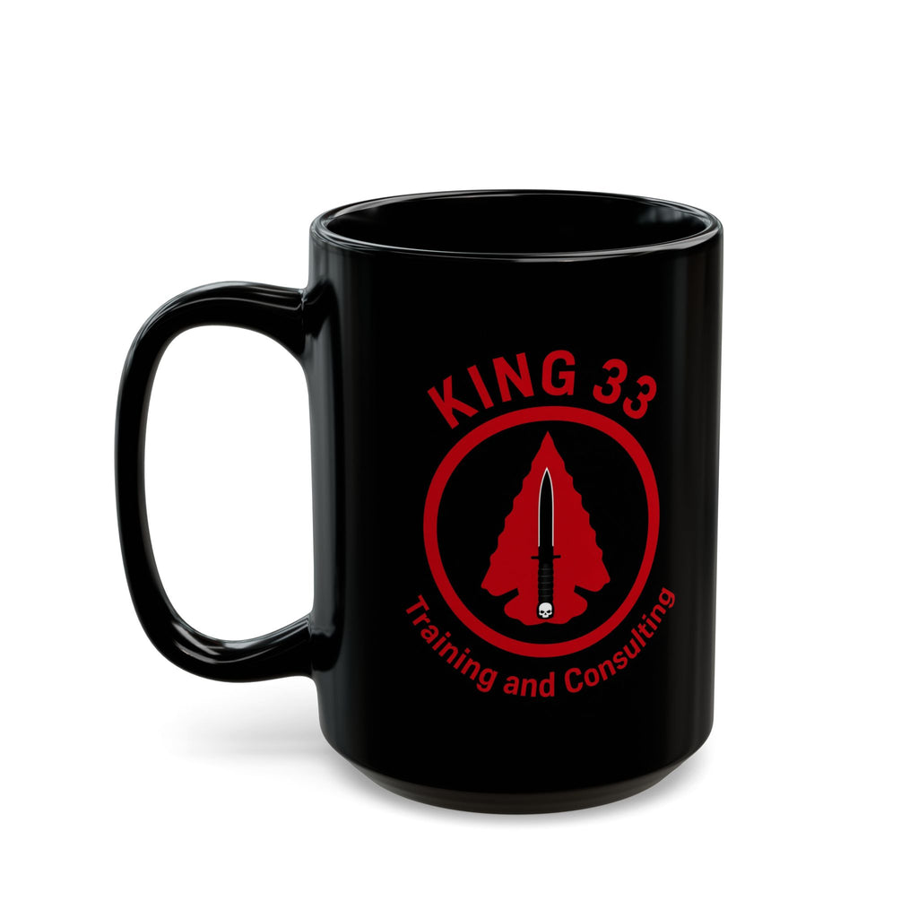 King 33 Training & Consulting Black Mug 11/15oz