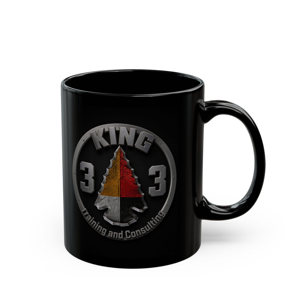 King 33 Training & Consulting Black Mug 11/15oz