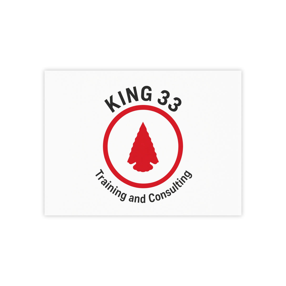 KING 33 Training and Consulting Sticky Notes