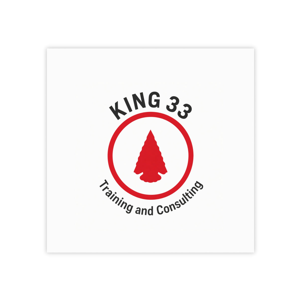KING 33 Training and Consulting Sticky Notes