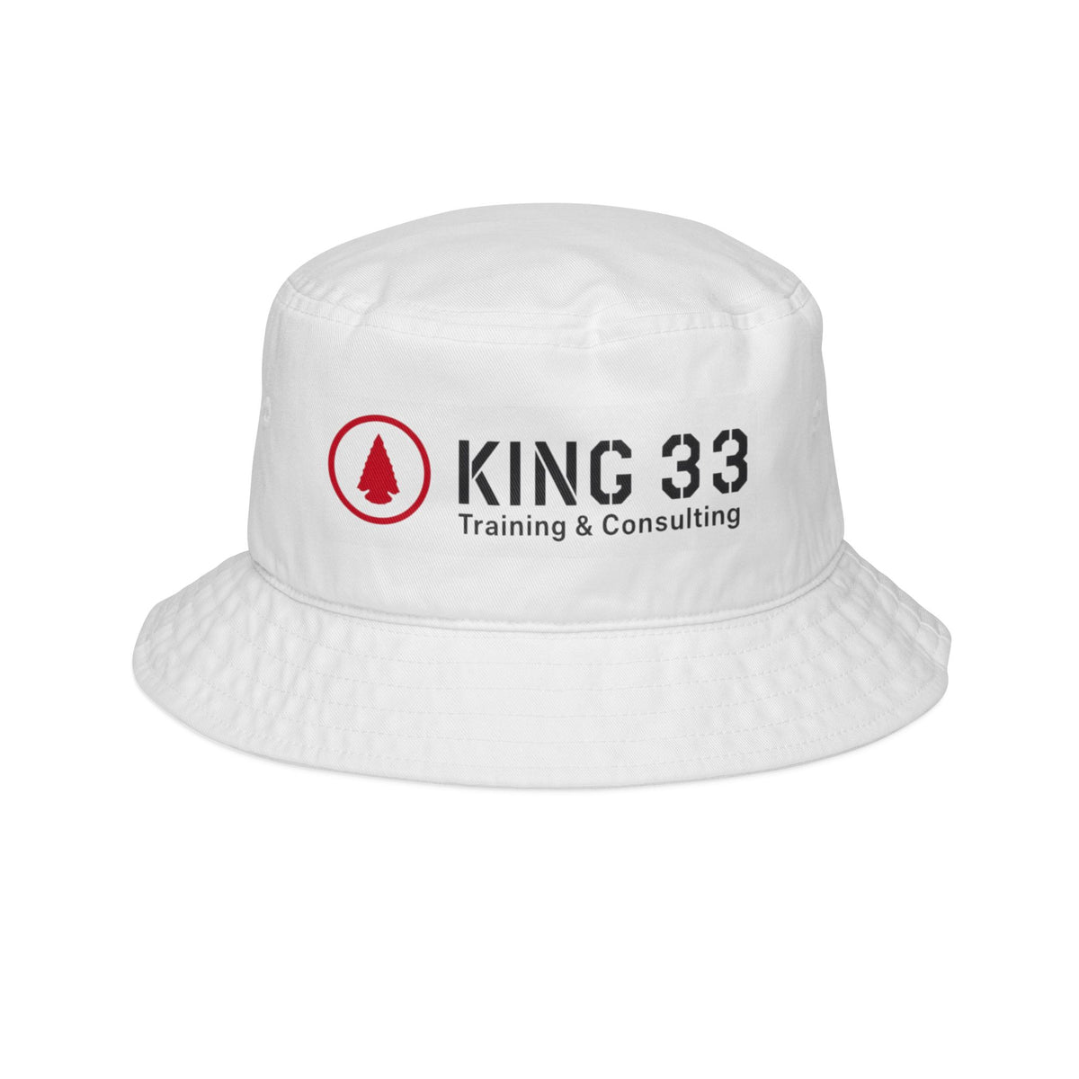 KING 33 Logo Bucket Hat — Branded Training & Consulting Hat
