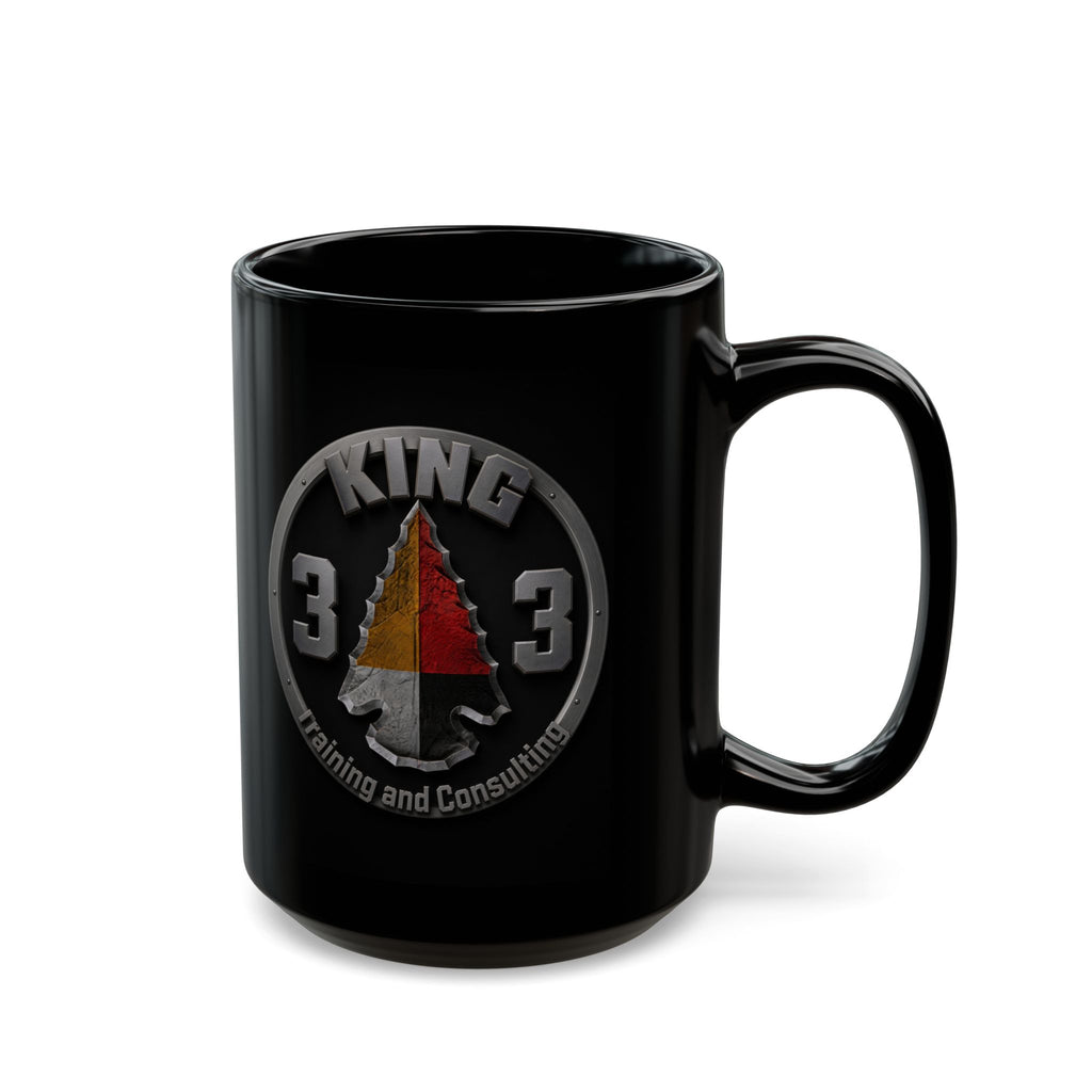 King 33 Training & Consulting Black Mug 11/15oz