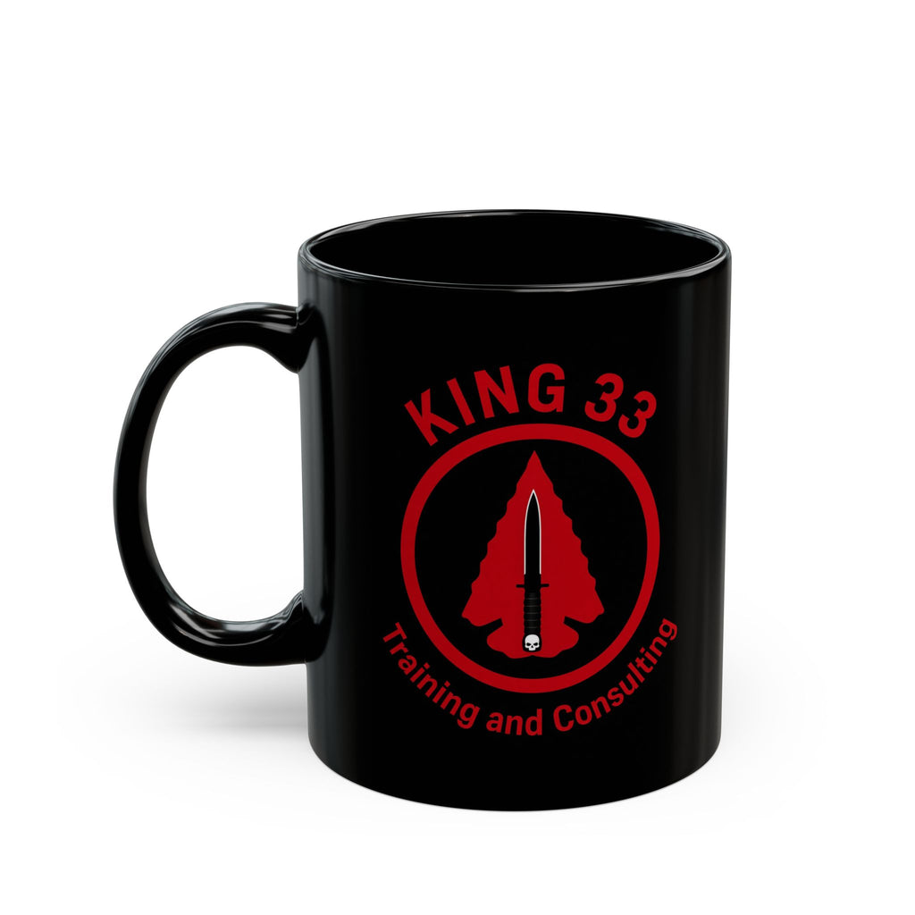 King 33 Training & Consulting Black Mug 11/15oz