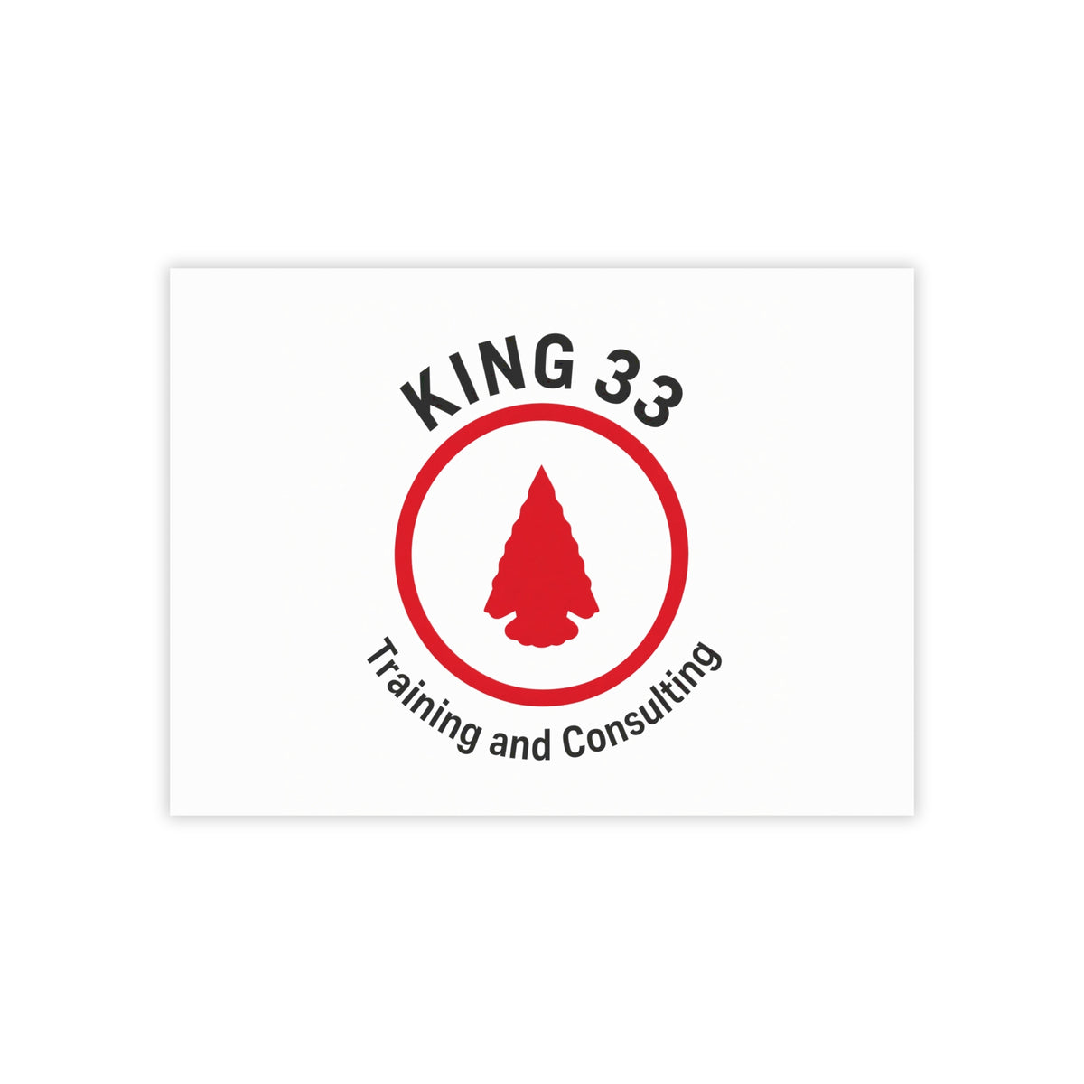 KING 33 Training and Consulting Sticky Notes