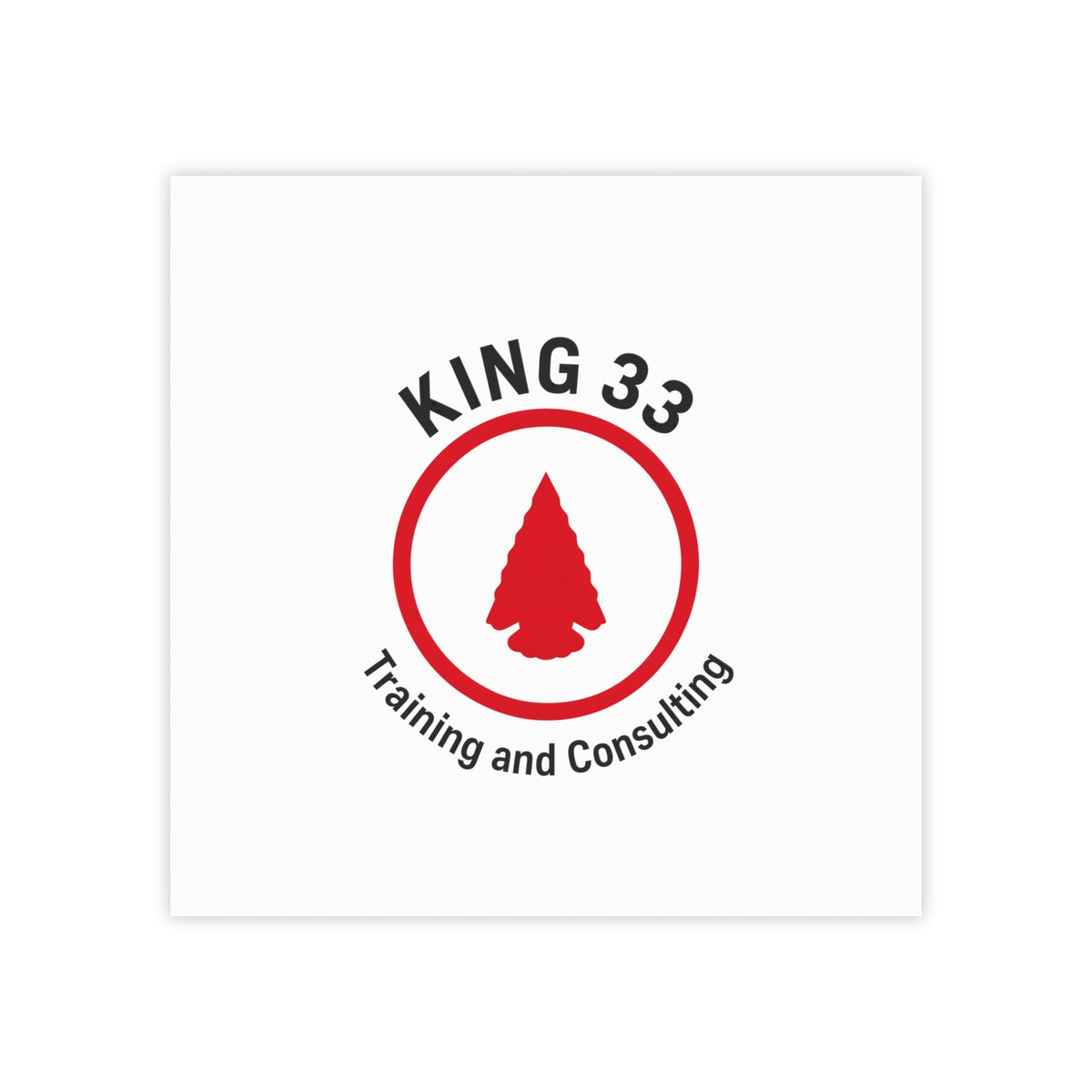KING 33 Training and Consulting Sticky Notes