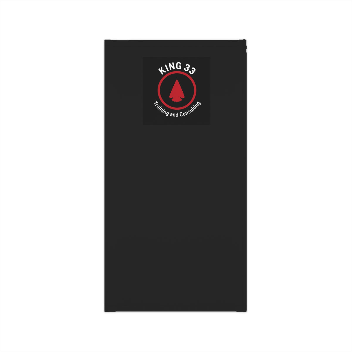 King 33 Arrowhead Neck Gaiter – Lightweight Red Arrowhead Face Scarf