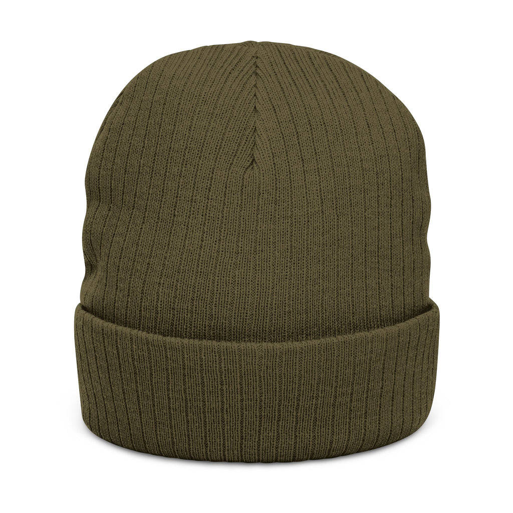 Embroidered Ribbed Beanie — KING 33 Logo Winter Hat